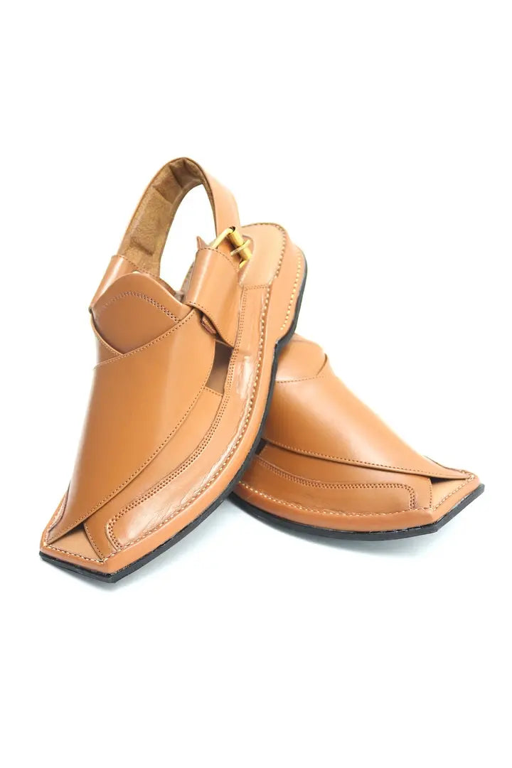 Zalmi Chappal - Shine Camel - Banafi Brand