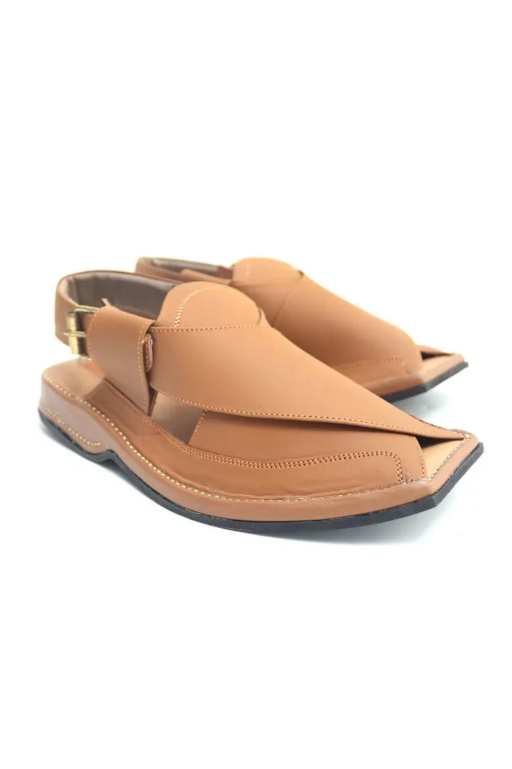 Zalmi Chappal - Camel Matt - Banafi Brand