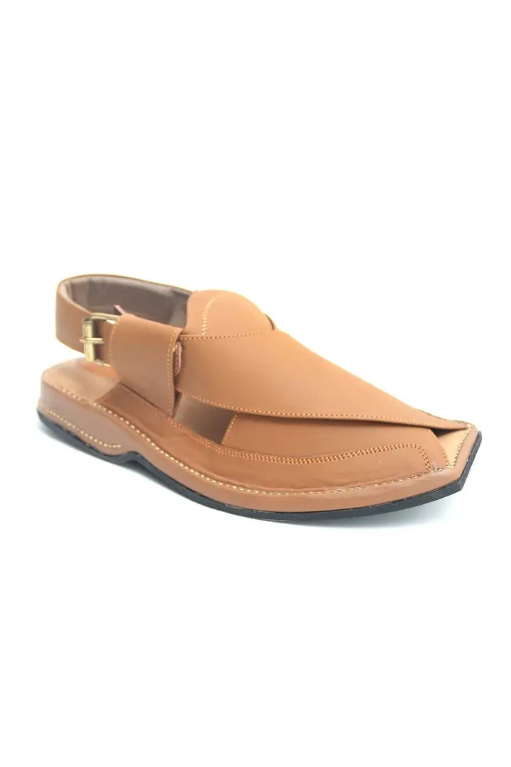 Zalmi Chappal - Camel Matt - Banafi Brand