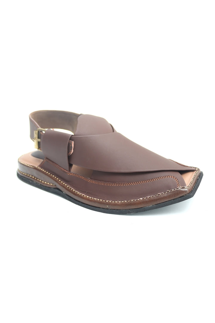 Zalmi Chappal - Brown Matt - Banafi Brand