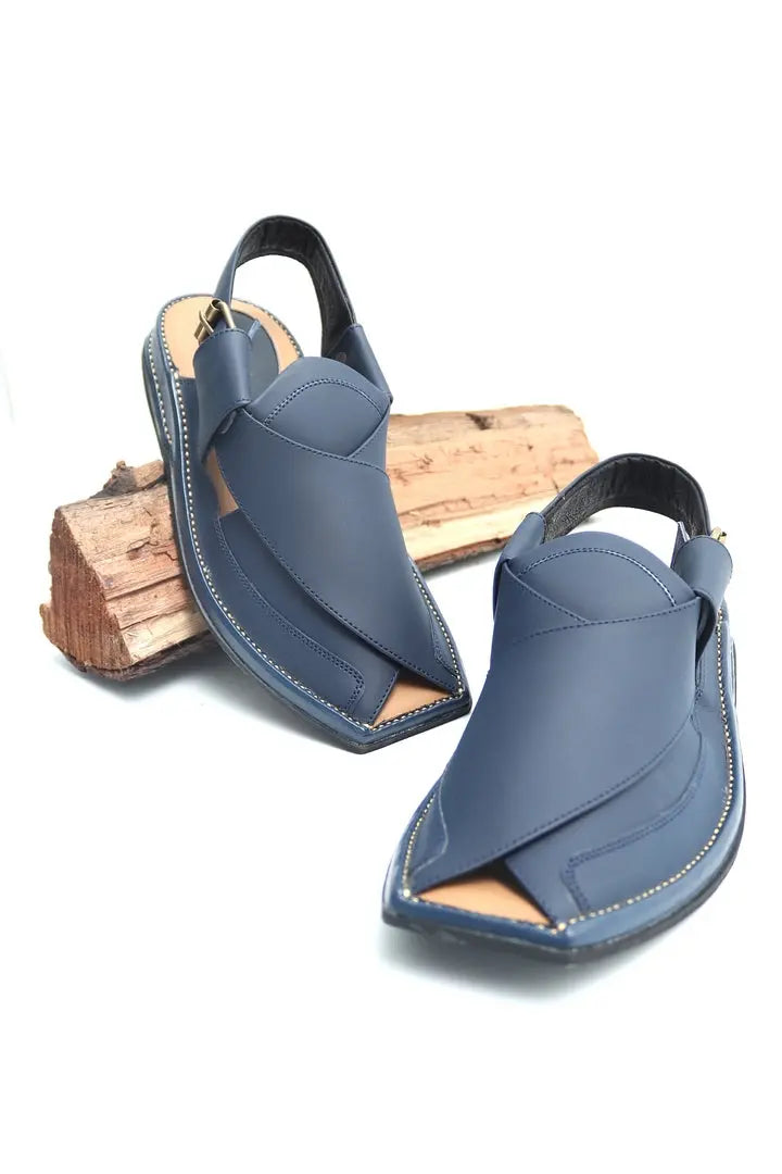 Zalmi Chappal - Blue Matt