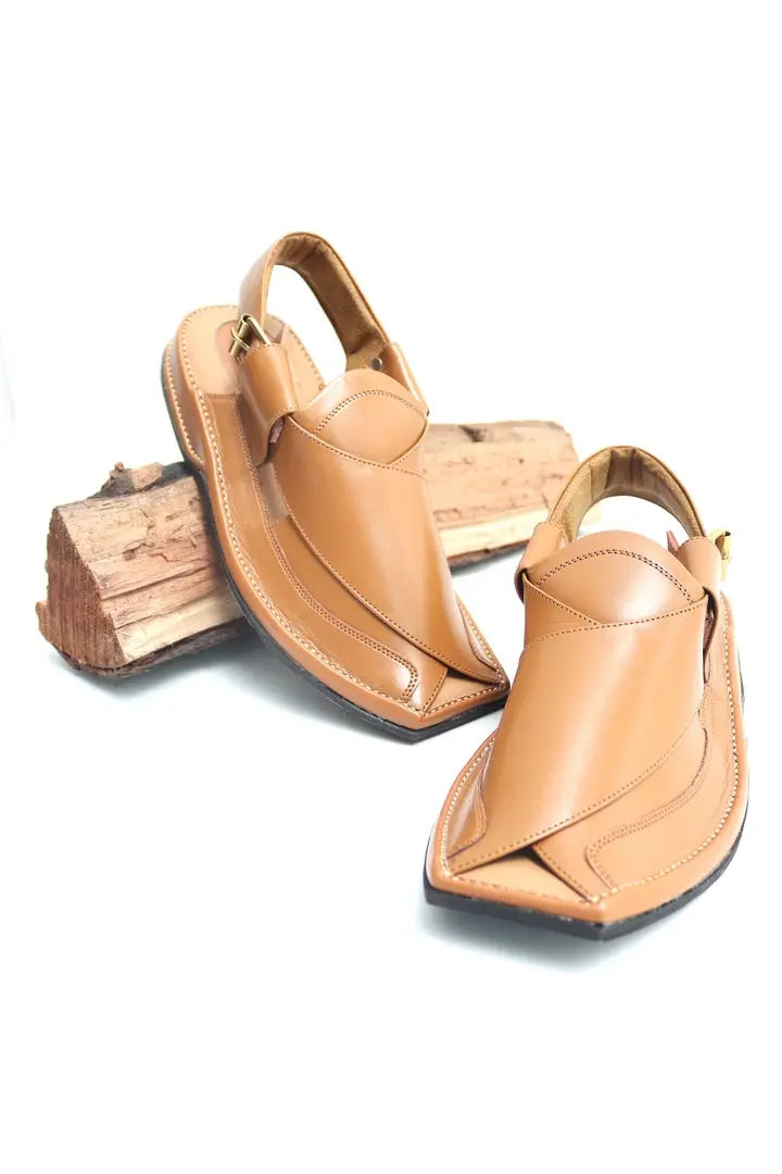 Zalmi Chappal - Shine Camel - Banafi Brand
