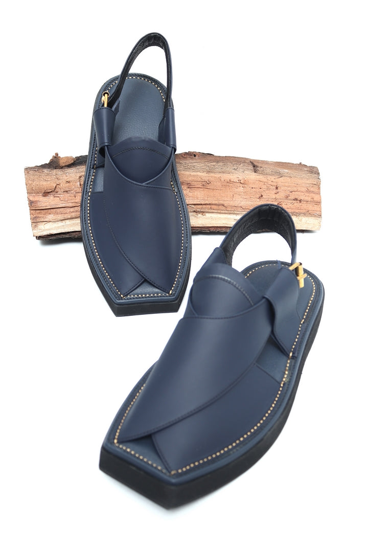 Kaptaan Chappal - Navy Blue